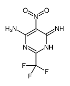 5-硝基-2-(三氟甲基)嘧啶-4,6-二胺结构式
