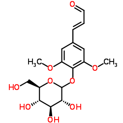 sinapaldehyde glucoside Structure