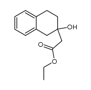 2-ethoxycarbonylmethyl-1,2,3,4-tetrahydronaphthalen-2-ol Structure