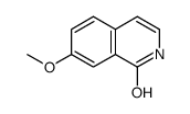 7-甲氧基-1(2H)-异喹啉酮结构式
