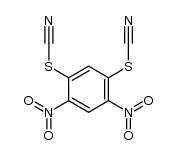 1,5-bis-thiocyanato-2,4-dinitro-benzene结构式