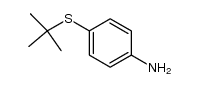 4-[(1,1-dimethylethyl)sulfanyl]benzene-1-amine Structure