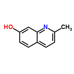 2-甲基-7-羟基喹啉结构式