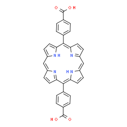 Benzoic acid,4,4'-(21H,23H-porphine-5,15-diyl)bis- Structure