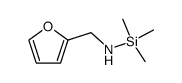 N-(trimethylsilyl)(furan-2-ylmethyl)amine Structure