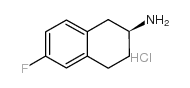 (S)-6-氟-1,2,3,4-四氢-萘-2-胺盐酸盐结构式
