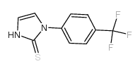 1-(4-三氟甲基苯)咪唑啉-2-硫酮结构式