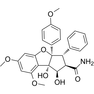 Didesmethylrocaglamide结构式
