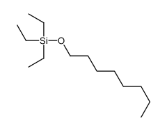 triethyl(octoxy)silane Structure