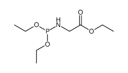 Phosphorigsaeure-diaethylester-aethoxycarbonylmethylamid Structure