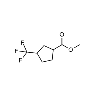 3-(三氟甲基)环戊烷-1-羧酸甲酯结构式
