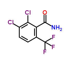 2,3-Dichloro-6-(trifluoromethyl)benzamide Structure