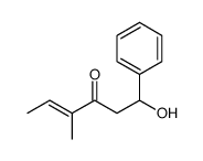 1-hydroxy-4-methyl-1-phenylhex-4-en-3-one Structure