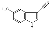 3-氰基-5-甲基吲哚结构式