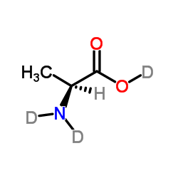 L-(N,N,O-2H3)Alanine Structure