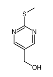 2-甲硫基-5-嘧啶甲醇结构式