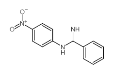 Benzenecarboximidamide, N-(4-nitrophenyl)-结构式