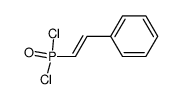 <(E)-2-phenylethenyl>phosphonic dichloride Structure