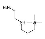 N'-(3-trimethylsilylpropyl)ethane-1,2-diamine结构式