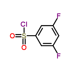 3,5-二氟苯磺酰氯结构式