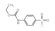 Carbamic acid,N-[4-(chlorosulfonyl)phenyl]-, ethyl ester structure