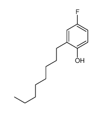 4-fluoro-2-octylphenol Structure