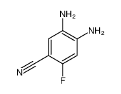 4,5-Diamino-2-fluorobenzonitrile结构式