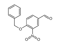 4-BENZYLOXY-3-NITRO-BENZALDEHYDE structure