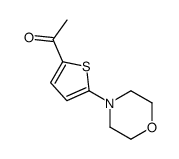 1-[5-(4-吗啉)-2-噻吩]乙酮结构式
