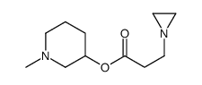 (1-methylpiperidin-3-yl) 3-(aziridin-1-yl)propanoate结构式