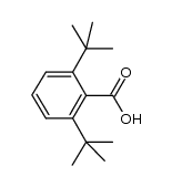 2,6-di-tert-butylbenzoic acid结构式