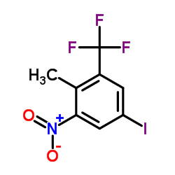 5-Iodo-2-methyl-1-nitro-3-(trifluoromethyl)benzene结构式