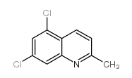 5,7-二氯-2-甲基喹啉结构式