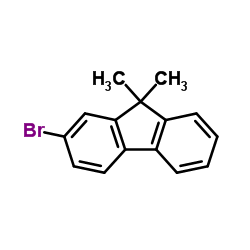2-Bromo-9,9-dimethylfluorene መዋቅር