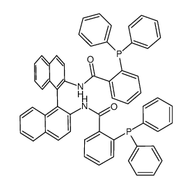 (R)-N,N'-(1,1'-联萘-2,2'-二基)双(2-二苯基膦苯甲酰胺)图片