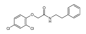 2-(2,4-dichlorophenoxy)-N-phenethylacetamide结构式