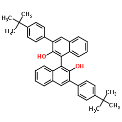 S-3,3’-双[(4-叔丁基)苯基]联萘酚结构式