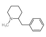 Piperidine,1-methyl-2-(phenylmethyl)-结构式
