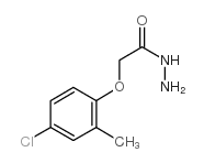 2-(4-氯-2-甲基苯氧基)乙酰肼结构式