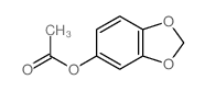 苯并[d][1,3]二氧杂环戊烯-5-基乙酸酯结构式