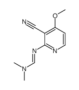 N'-(3-cyano-4-methoxypyridin-2-yl)-N,N-dimethylmethanimidamide Structure