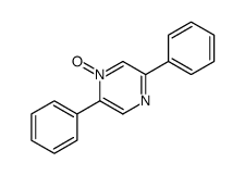 1-oxido-2,5-diphenylpyrazin-1-ium结构式