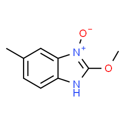 1H-Benzimidazole,2-methoxy-5-methyl-,3-oxide(9CI)结构式