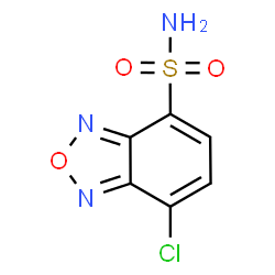 7-Chloro-benzo[1,2,5]oxadiazole-4-sulfonic acid amide Structure