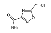 5-(chloromethyl)-1,2,4-oxadiazole-3-carboxamide(SALTDATA: FREE)结构式