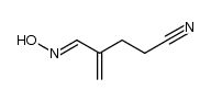 4-Hydroxyiminomithyl-pent-4-ennitril结构式