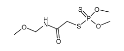2-dimethoxyphosphinothioylsulfanyl-N-(methoxymethyl)acetamide Structure