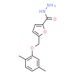 5-[(2,5-Dimethylphenoxy)methyl]-2-furohydrazide Structure