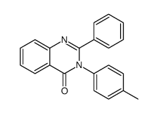 3-(4-methylphenyl)-2-phenylquinazolin-4-one结构式