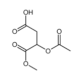 2-(S)-乙酰氧基-3-羧基丙酸甲酯结构式